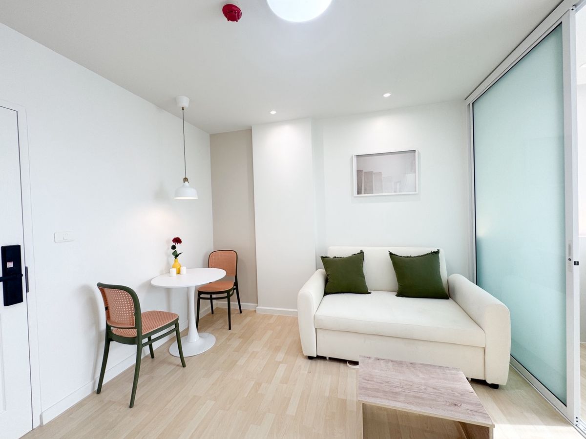 ขายคอนโดนวมินทร์ รามอินทรา : ขาย !! ดีคอนโด รามอินทรา (Dcondo Ramindra)  เฟอร์นิเจอร์ครบ  รถไฟฟ้า สายสีชมพู สถานีวัชรพล