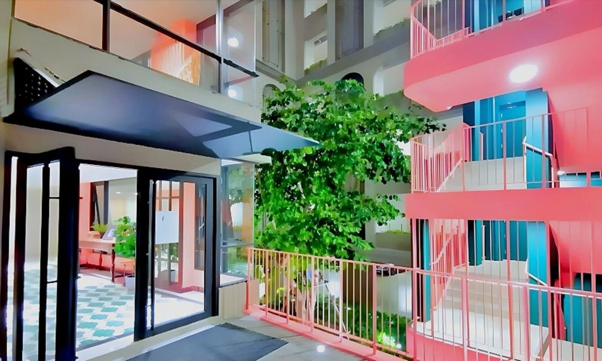 คอนโดหัวหิน ประจวบคีรีขันธ์ : Rare Item! ห้อง Single Corridor ใกล้สระว่ายน้ำ La Habana Hua Hin ​ลา ฮาบานา หัวหิน