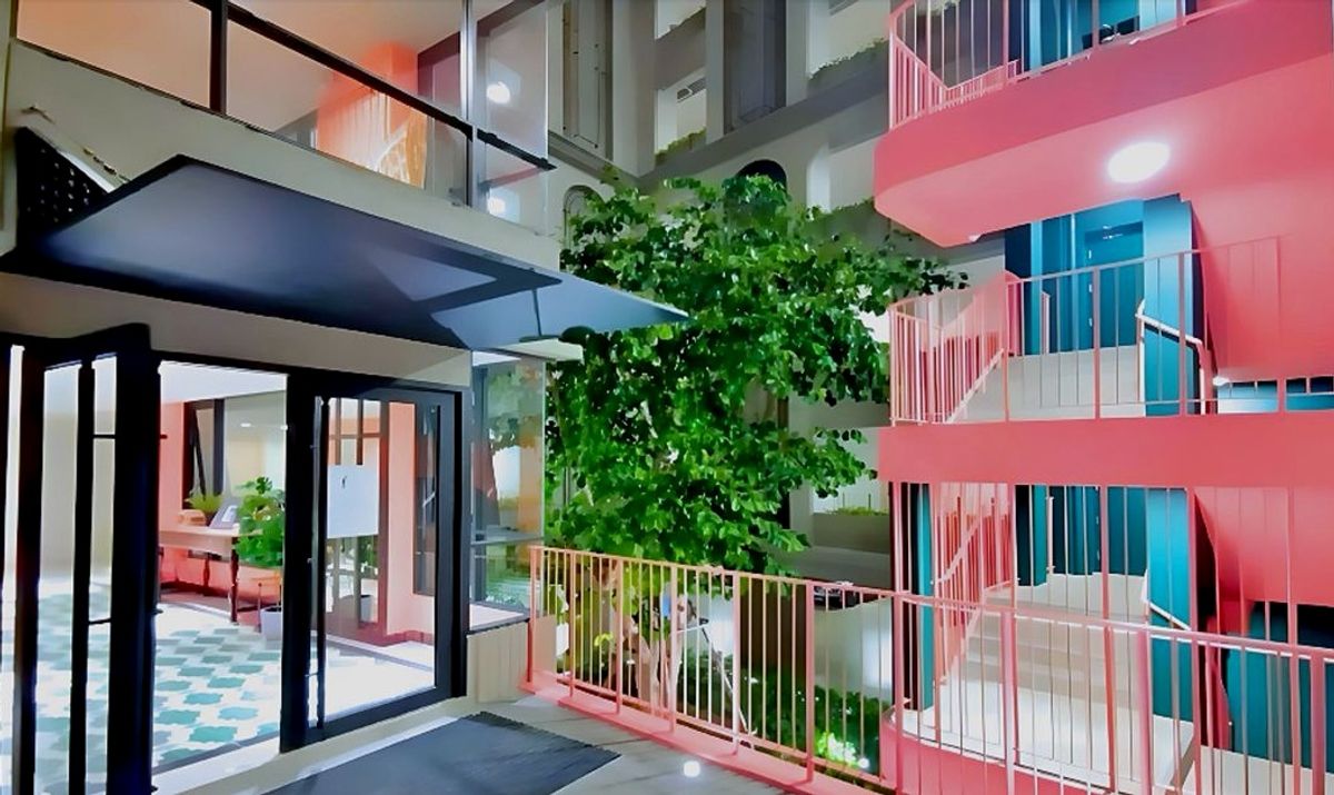 คอนโดหัวหิน ประจวบคีรีขันธ์ : Rare Item! ห้อง Single Corridor ใกล้สระว่ายน้ำ La Habana Hua Hin ​ลา ฮาบานา หัวหิน
