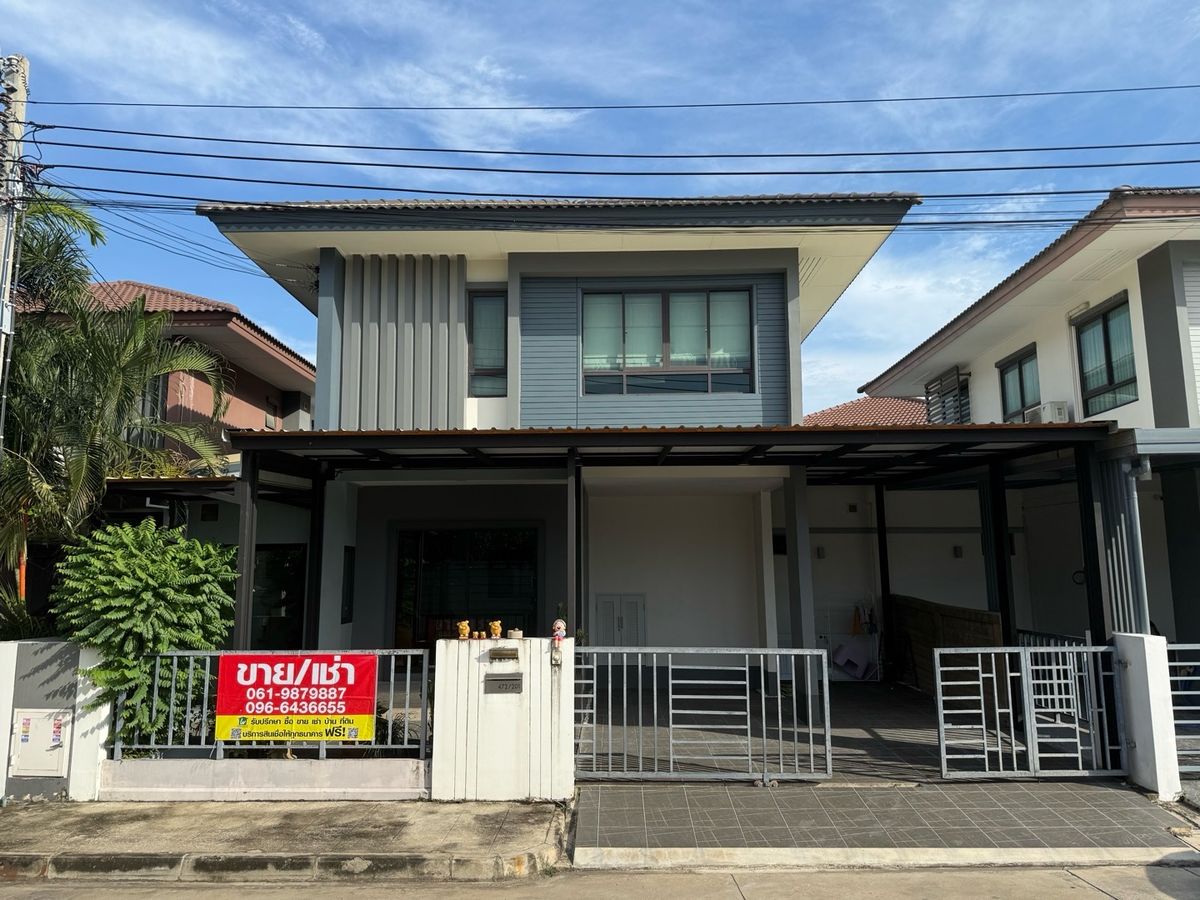 บ้านพระราม 2 บางขุนเทียน : ขาย / เช่า‼️ บ้านแฝดสไตล์บ้านเดี่ยว พระราม 2 – ท่าข้าม โครงการ ฮาบิเทีย ชายน์ โดยแสนสิริ บรรยากาศเงียบสงบ ร่มรื่น พร้อมเข้าอยู่