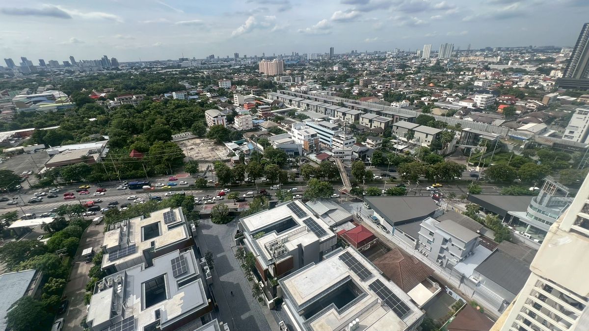For SaleCondoKasetsart, Ratchayothin : The room is comfortable, beautiful, high -class view, Centric Scene Ratchavipha.