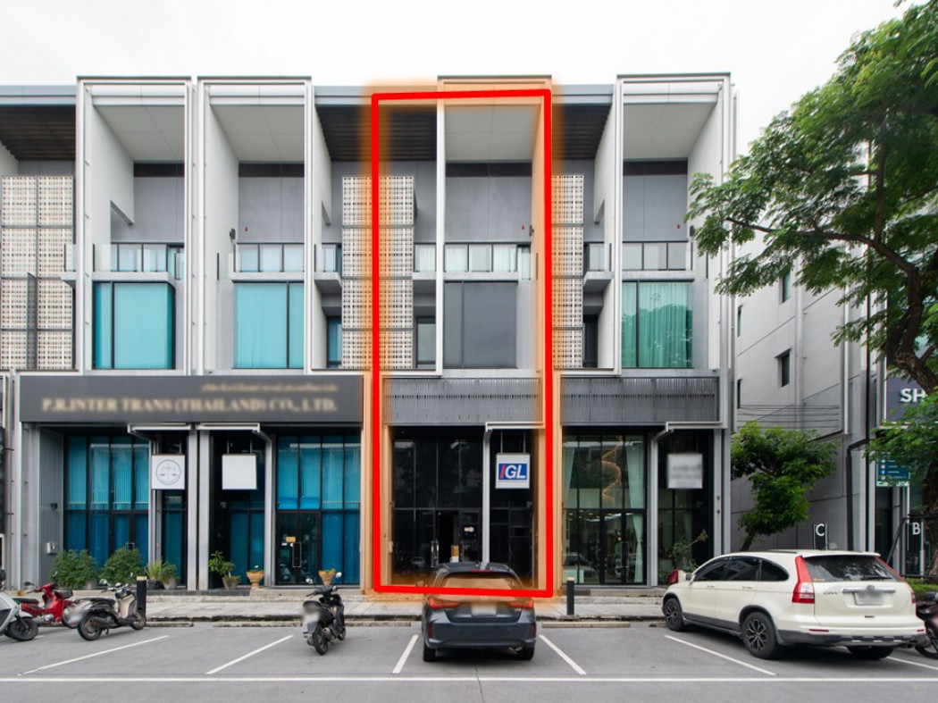 ให้เช่าสำนักงานสมุทรปราการ สำโรง : ให้เช่าออฟฟิศ 4 ชั้น สไตล์โมเดิร์น Cascade Bangna ถนนบางนา-ตราด ขนาด 200 ตรม