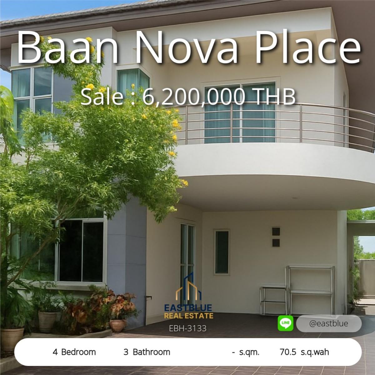 For SaleHousePhutthamonthon, Salaya : บ้านเดี่ยวโนวาเพลส 4 ห้องนอน พร้อมอยู่ ใกล้มหิดล 
Nova Place Single Home 4 Beds, Ready to Move In Near Mahidol University 

บ้านสวย ราคาดี ใจกลางทวีวัฒนา ฟรีแอร์-ผ้าม่านครบ! 
Beautiful Home, Great Price in Thawiwatthana with Free Air Conditioner & Curtain