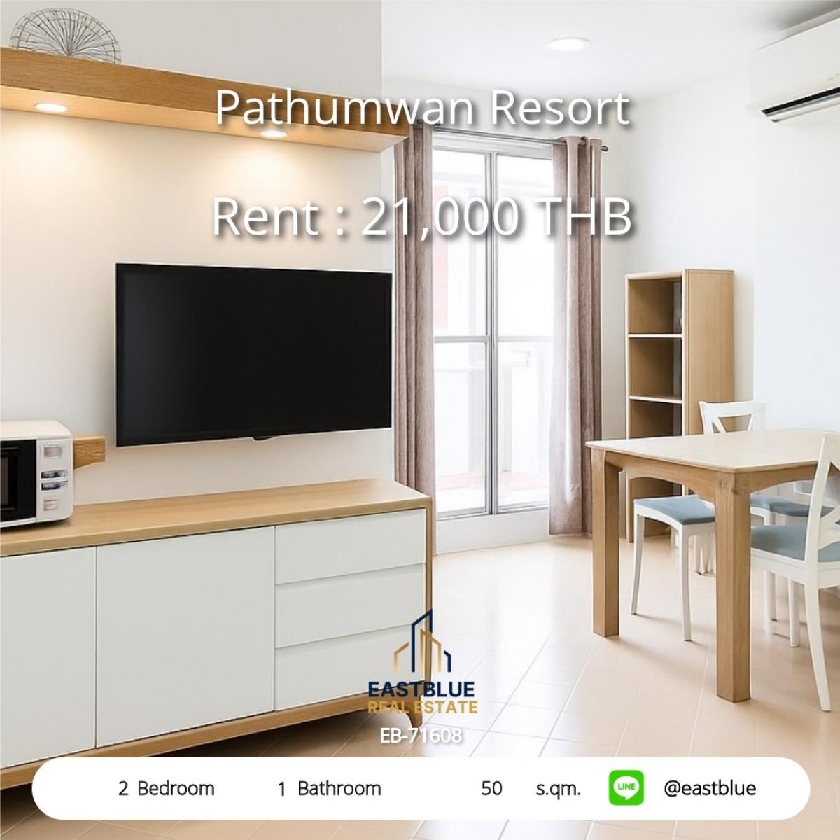 For RentCondoRatchathewi,Phayathai : คอนโด 2 ห้องนอน ใกล้ BTS พญาไท เพียง 21,000 บ./ด.! 
พร้อมสระว่ายน้ำ ฟิตเนส และสิ่งอำนวยความสะดวกครบครัน