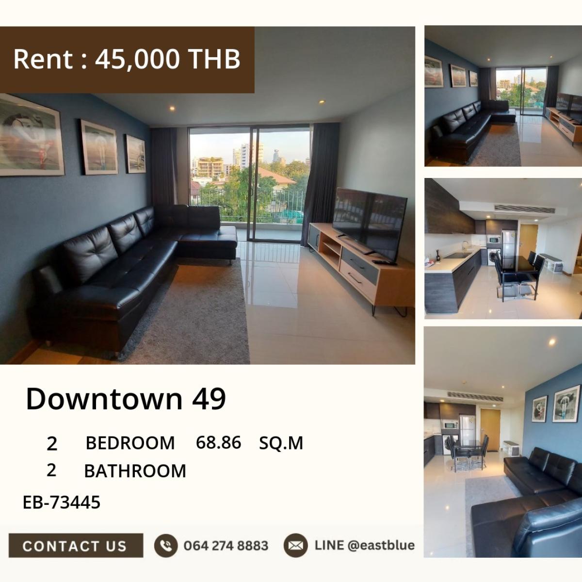 For RentCondoSukhumvit, Asoke, Thonglor : 24/03/2026, Fantastic 2-bedroom condo in the heart of Thonglor, close to BTS Thong Lo
Rent for only 45,000 Baht/month, with a complete swimming pool and fitness center! 0642748883