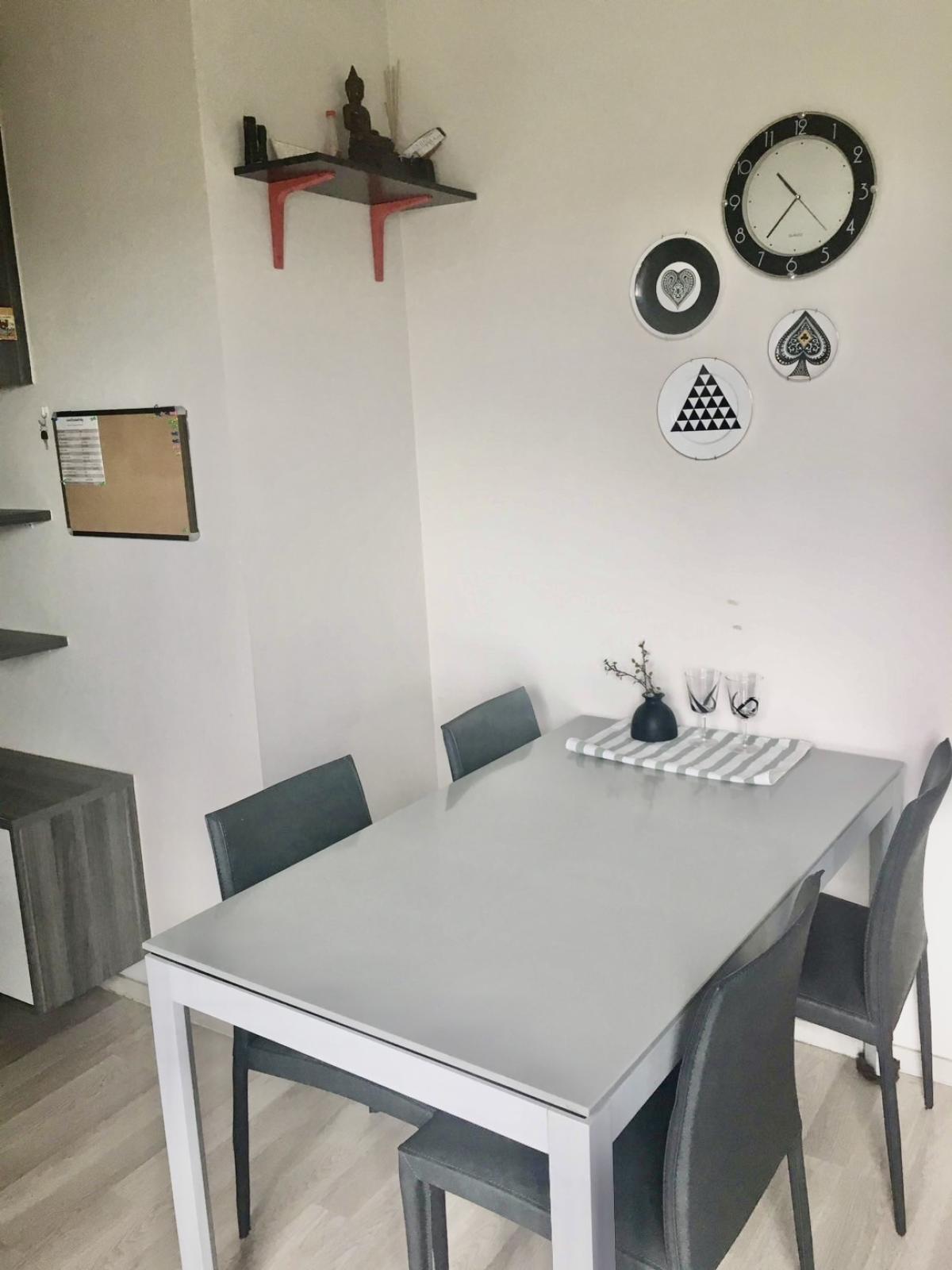 For SaleCondoRama3 (Riverside),Satupadit : 03/04/2026, Luxury condo with 2 bedrooms in the heart of Ratchada, ready to move in!
Only 7.5 million, next to Huai Khwang MRT EB-28408 0642748883