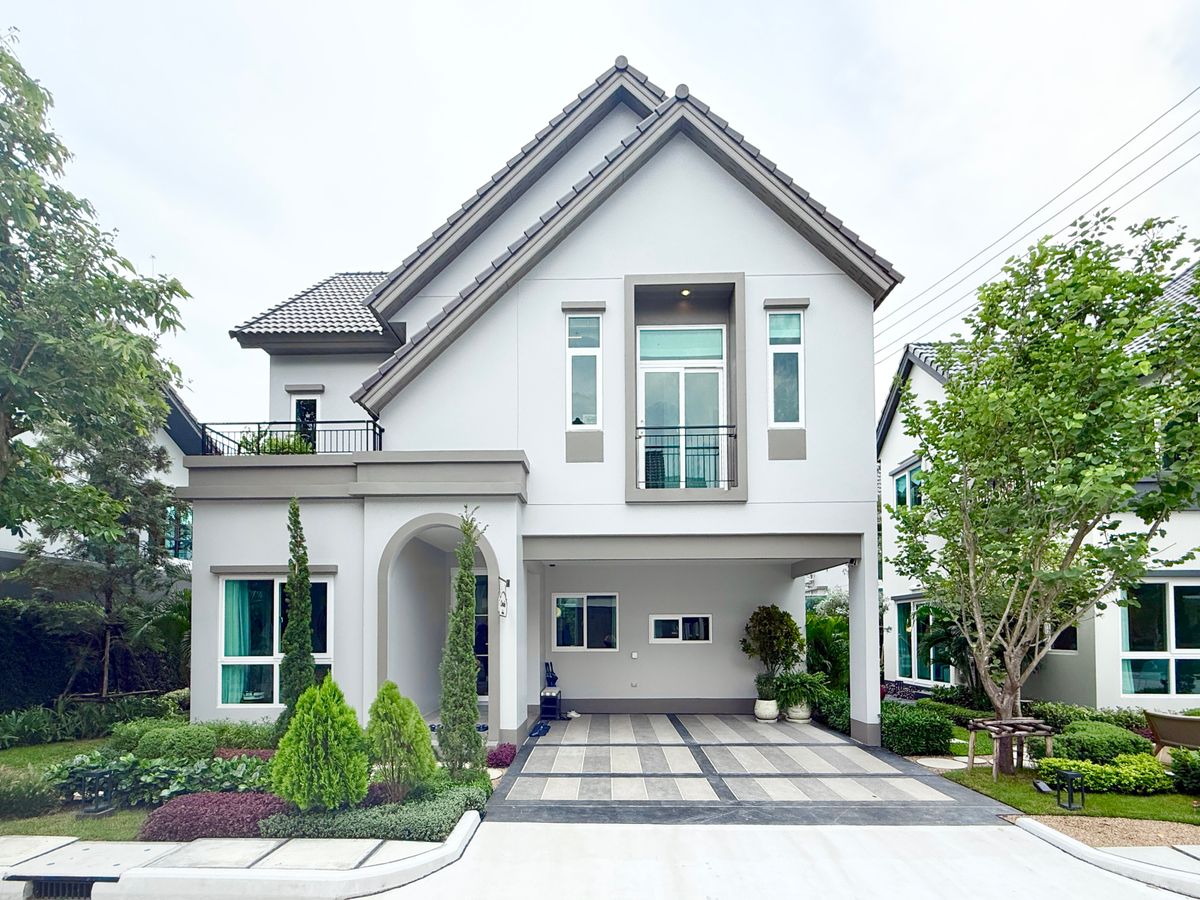 For SaleHouseNawamin, Ramindra : 🚀 Saran Siri Jatuchot (medium size)-2-story detached house, 56 sq.w., 193 sqm. 4 bedrooms, 3 water, 2 parking 092-545-6151 (Tim)