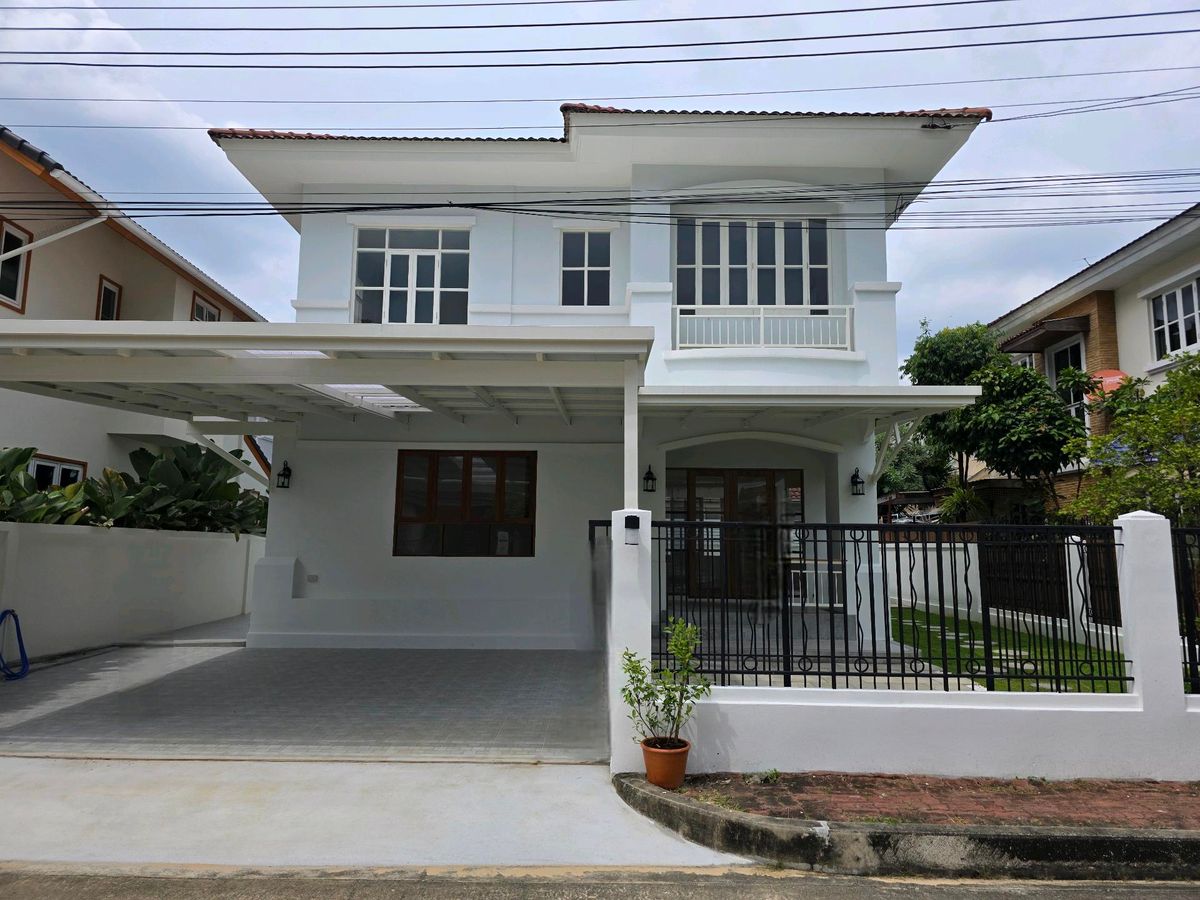 For SaleHouseKasetsart, Ratchayothin : #ขายบ้าน นันทวัน-วัชรพล 
🏡✨ ด่วนมาก! บ้านรีโนเวทใหม่ พร้อมอยู่มาก ✨🔥
✅️ ไม่ต้องตกแต่งเพิ่ม 