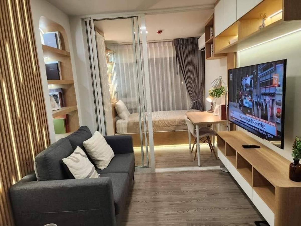 For SaleCondoPathum Thani,Rangsit, Thammasat : 💎 Selling Kave Island, 2 bedrooms (1 bed plus), 38 sq m., Building C, 6th floor, corner room, long pool view. Caribbean side