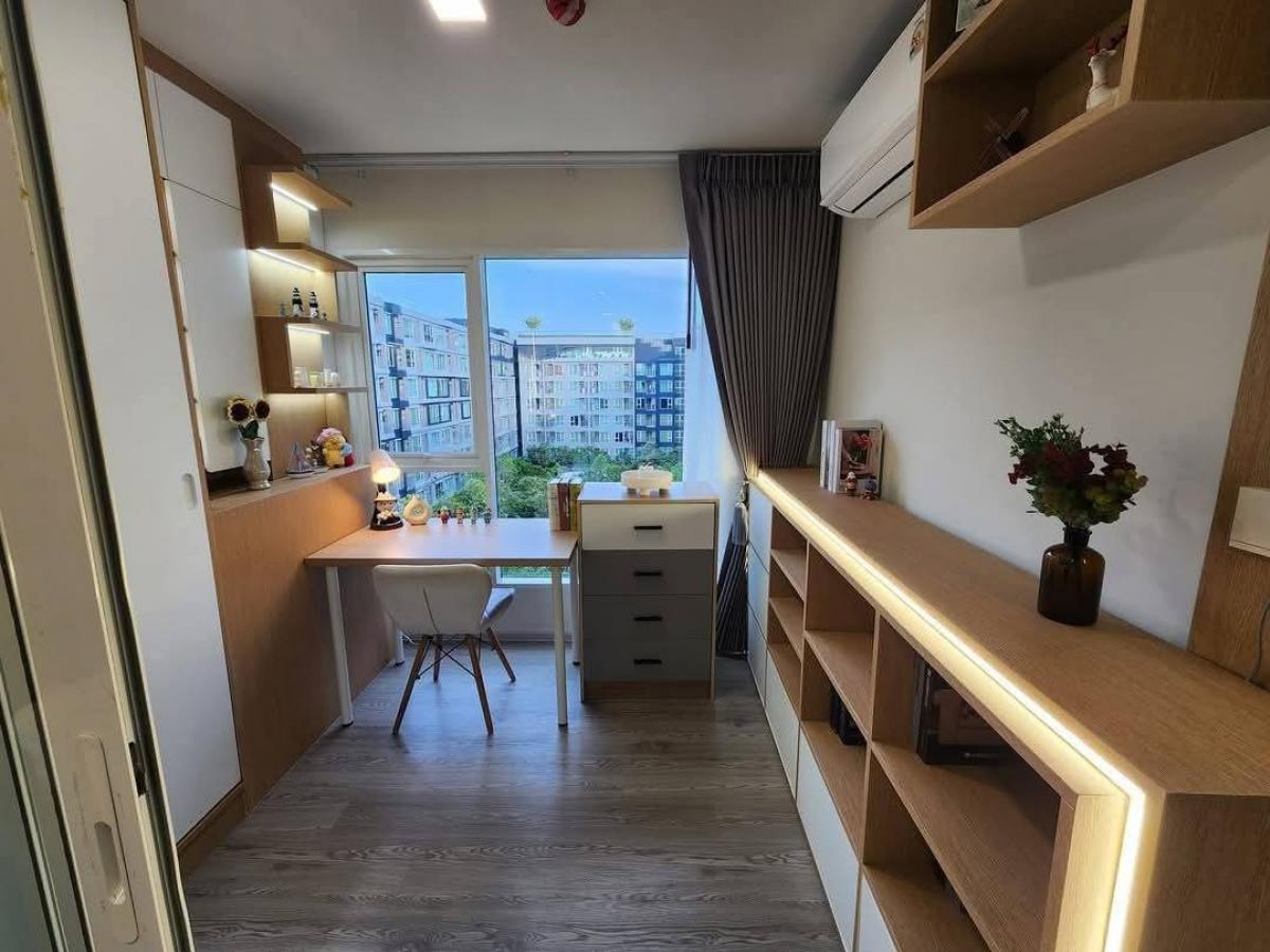 For SaleCondoPathum Thani,Rangsit, Thammasat : 💎 Selling Kave Island, 2 bedrooms (1 bed plus), 38 sq m., Building C, 6th floor, corner room, long pool view. Caribbean side