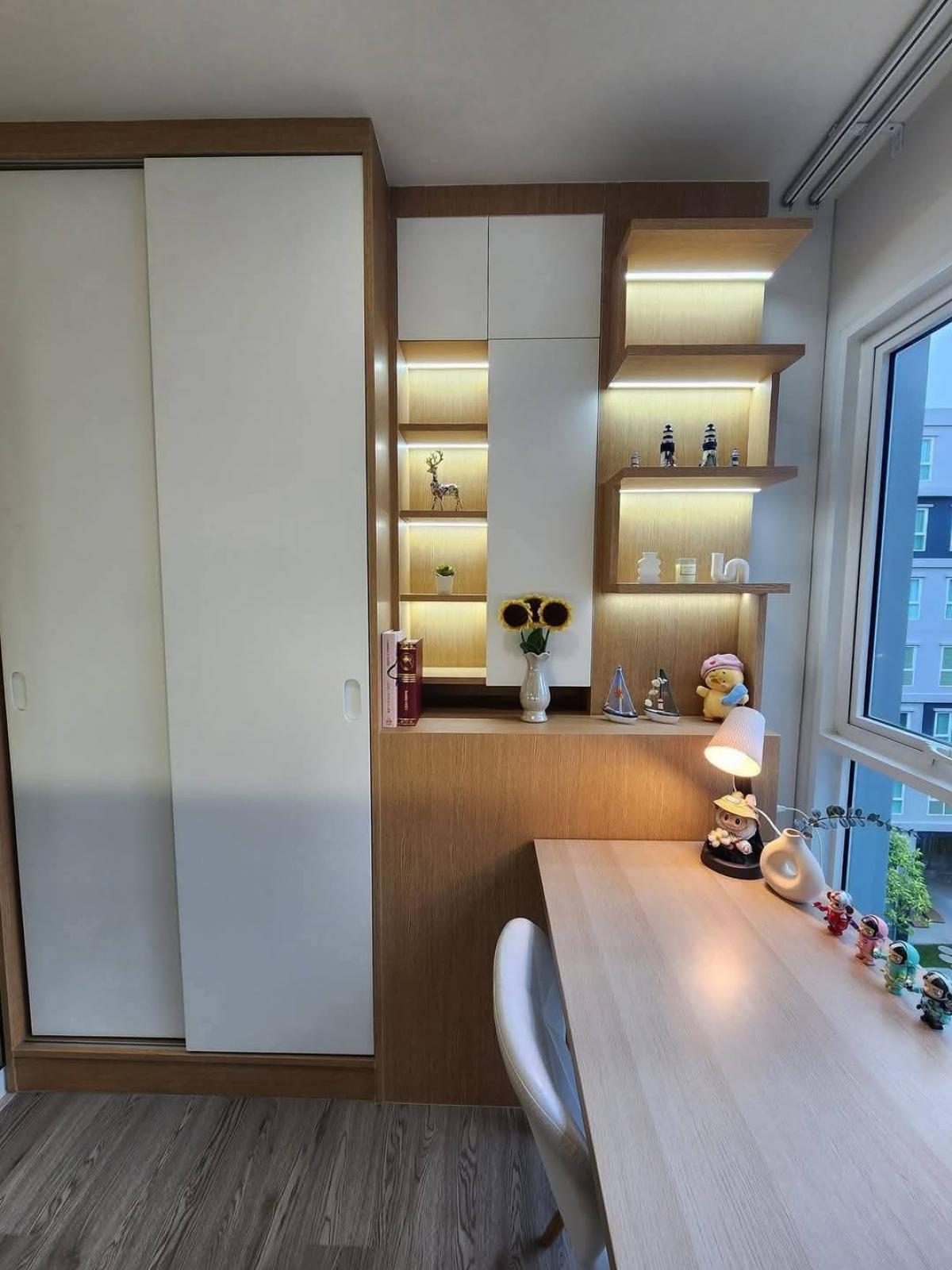 For SaleCondoPathum Thani,Rangsit, Thammasat : 💎 Selling Kave Island, 2 bedrooms (1 bed plus), 38 sq m., Building C, 6th floor, corner room, long pool view. Caribbean side