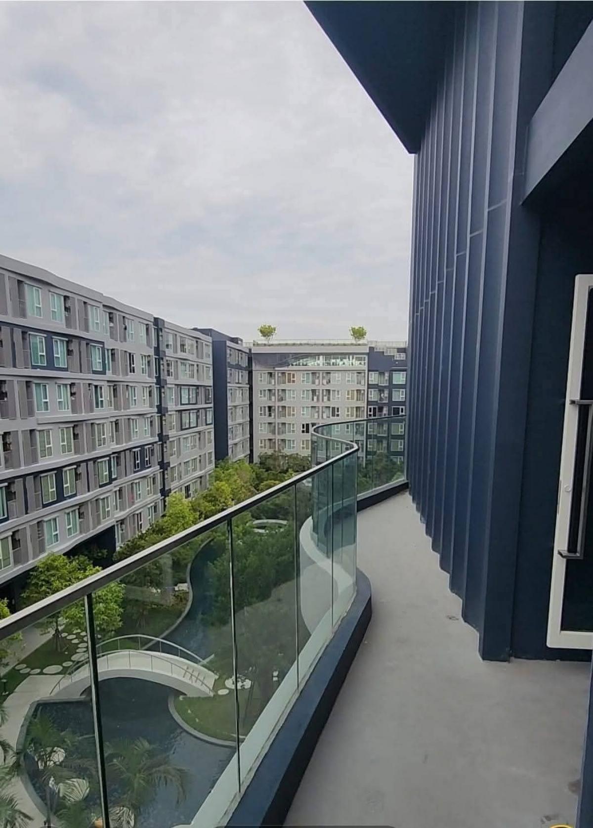 For SaleCondoPathum Thani,Rangsit, Thammasat : 💎 Selling Kave Island, 2 bedrooms (1 bed plus), 38 sq m., Building C, 6th floor, corner room, long pool view. Caribbean side