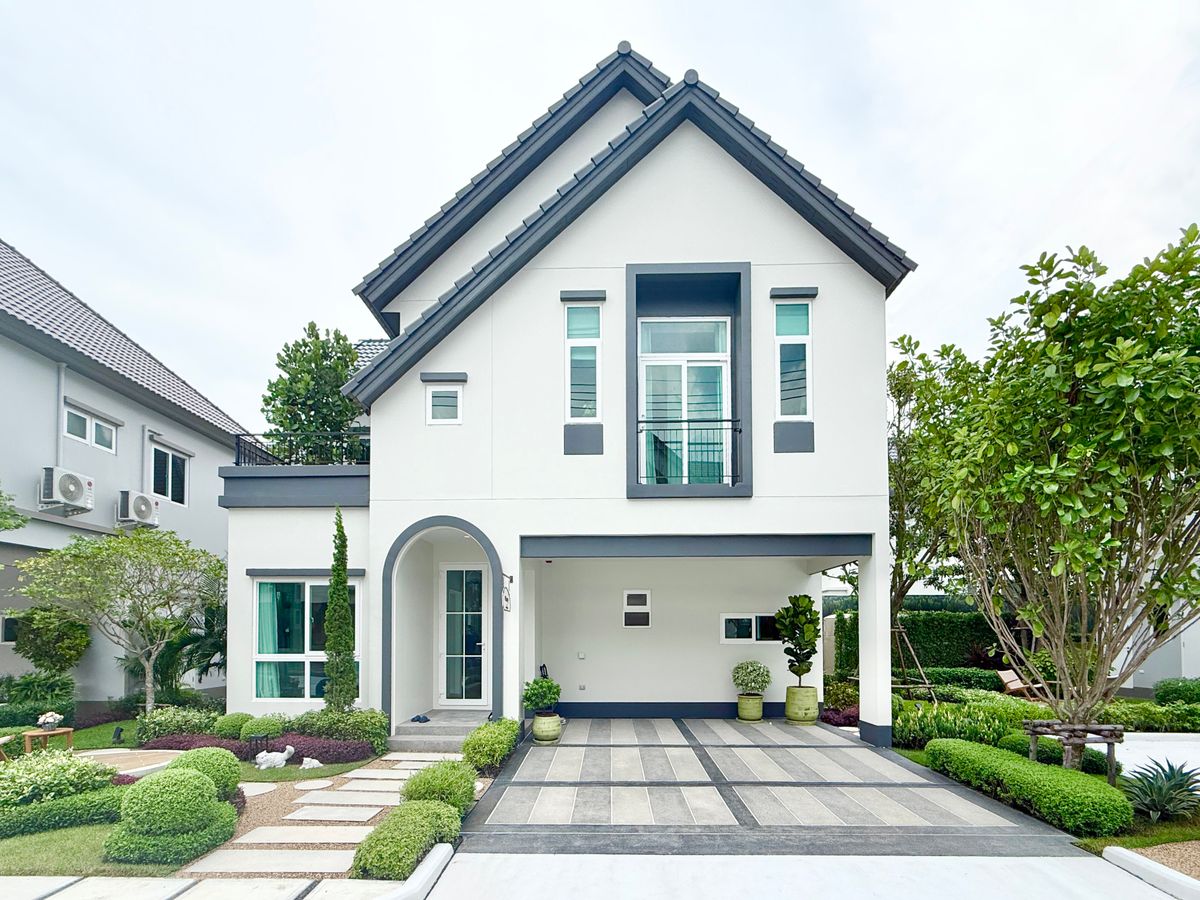 For SaleHouseNawamin, Ramindra : 🚀 Saran Siri Jatuchot (Size starting)-2-story detached house 53 sq.w. 174 sqm. 3 bedrooms, 3 water, 2 water, park 092-545-6151 (Tim)