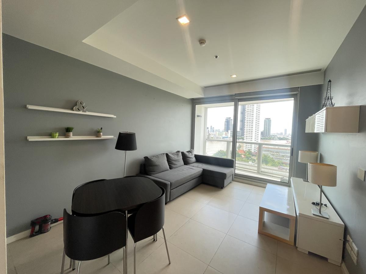 For RentCondoWongwianyai, Charoennakor : For Rent Condo , The River , BTS-Saphan Taksin , Khlong Ton Sai , Khlong San , Bangkok ,   CX-32363