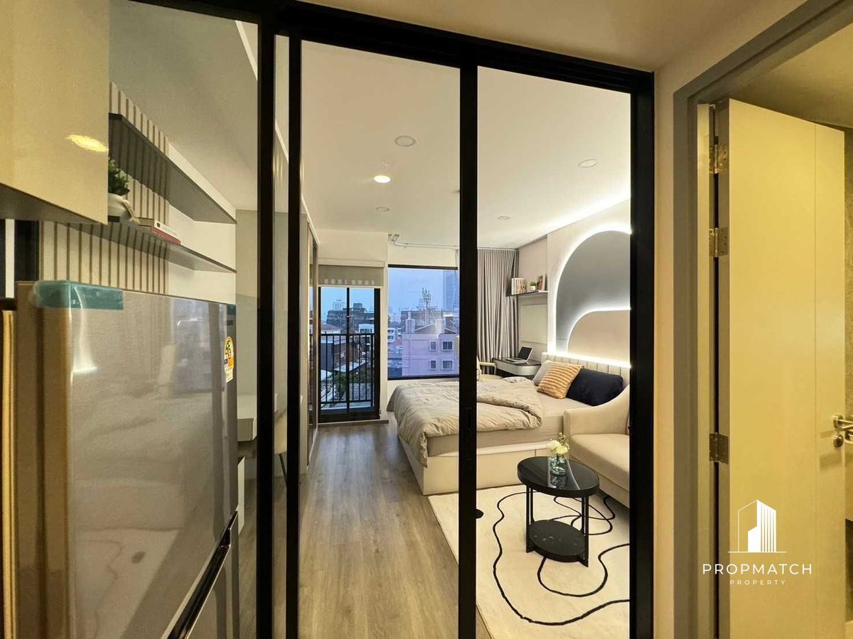 ให้เช่าคอนโดรัชดา ห้วยขวาง : ✨Flash Deal ✨SOHO Bangkok Ratchada( 1Bed 1Bath 26SQM.) แต่งครบพร้อมอยู่ !! เพียง 19,000บาทต่อเดือน Tel.0981315848 @propmatch