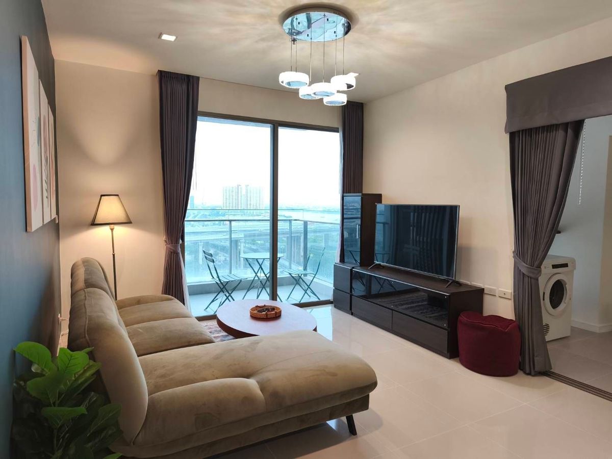 CondoRama3 (Riverside),Satupadit : Condo 2 Bedrooms for Rent at Star View Rama 3 with River View