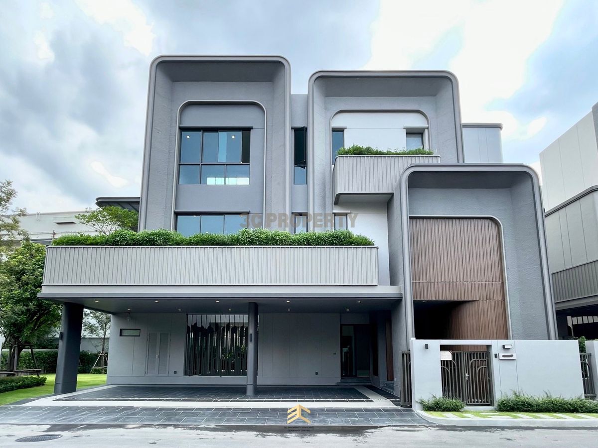 For SaleHouseChaengwatana, Muangthong : Plot near the garden: Grand Bangkok Boulevard Don Mueang - Chaeng Watthana: The biggest house 🔺 Starting 60 million baht