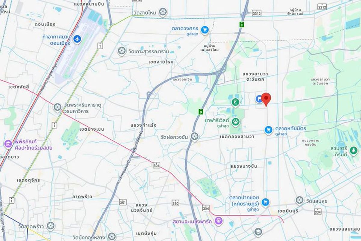 ขายที่ดินนวมินทร์ รามอินทรา : 🎨 ขาย ที่ดินแปลงสวย ติดถนนหทัยราษฎร์ 3 ไร่ 1 งาน 56 ตร.ว. ​หน้ากว้างประมาณ 60 เมตร ช่วงซอย หทัยราษฎร์ 37-39 แขวงสามวาตะวันตก เขตคลองสามวา กรุงเทพมหานคร