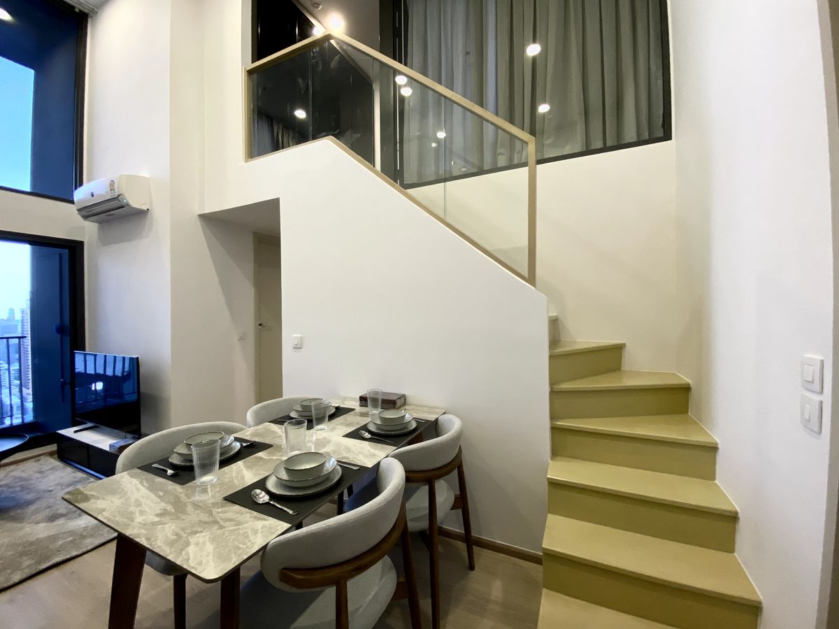 For RentCondoKhlongtoei, Kluaynamthai : 🔥Life Rama4 - Asoke: 3 bedrooms (Duplex), 1 bathroom