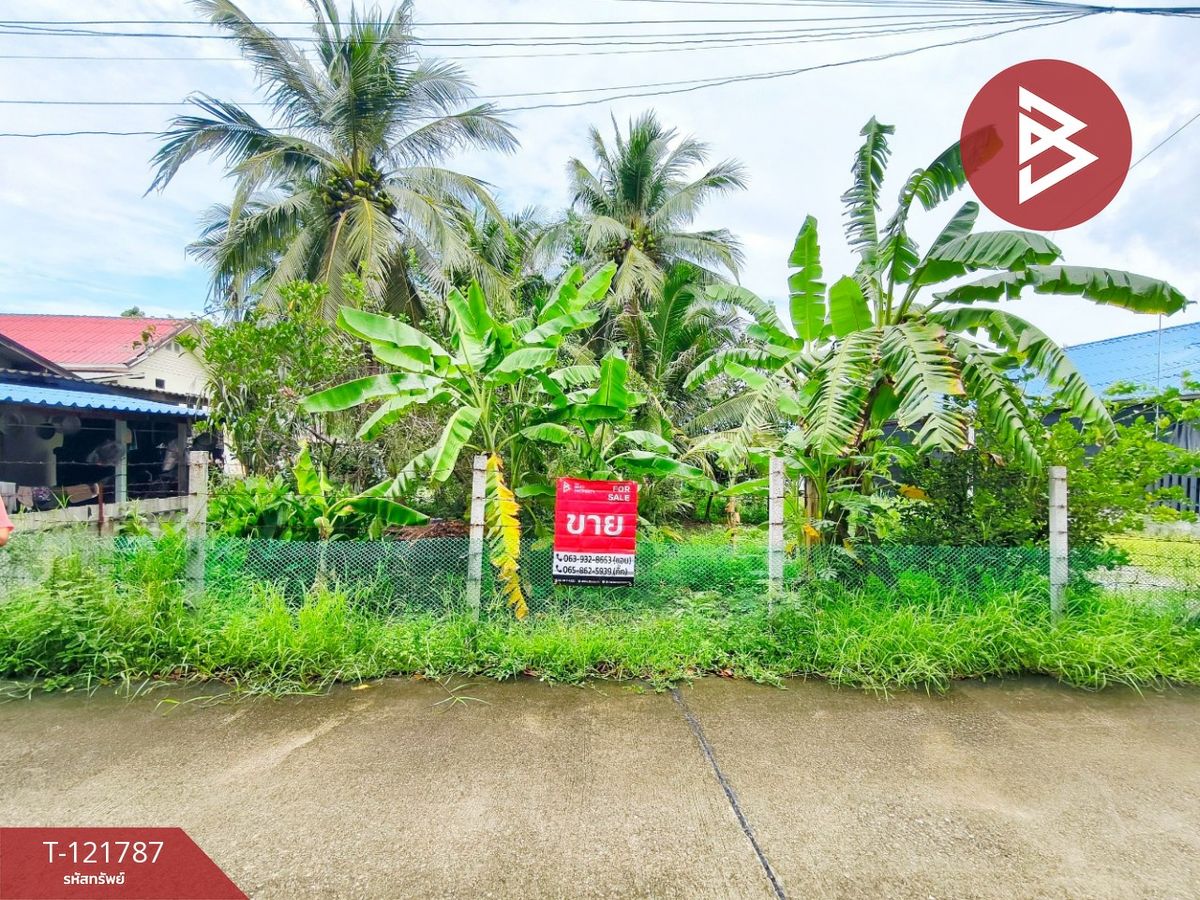 For SaleLandMahachai Samut Sakhon : Urgent sale of land, area of ​​95 square wah, Bang Yang Subdistrict, Samut Sakhon, good location next to public concrete roads