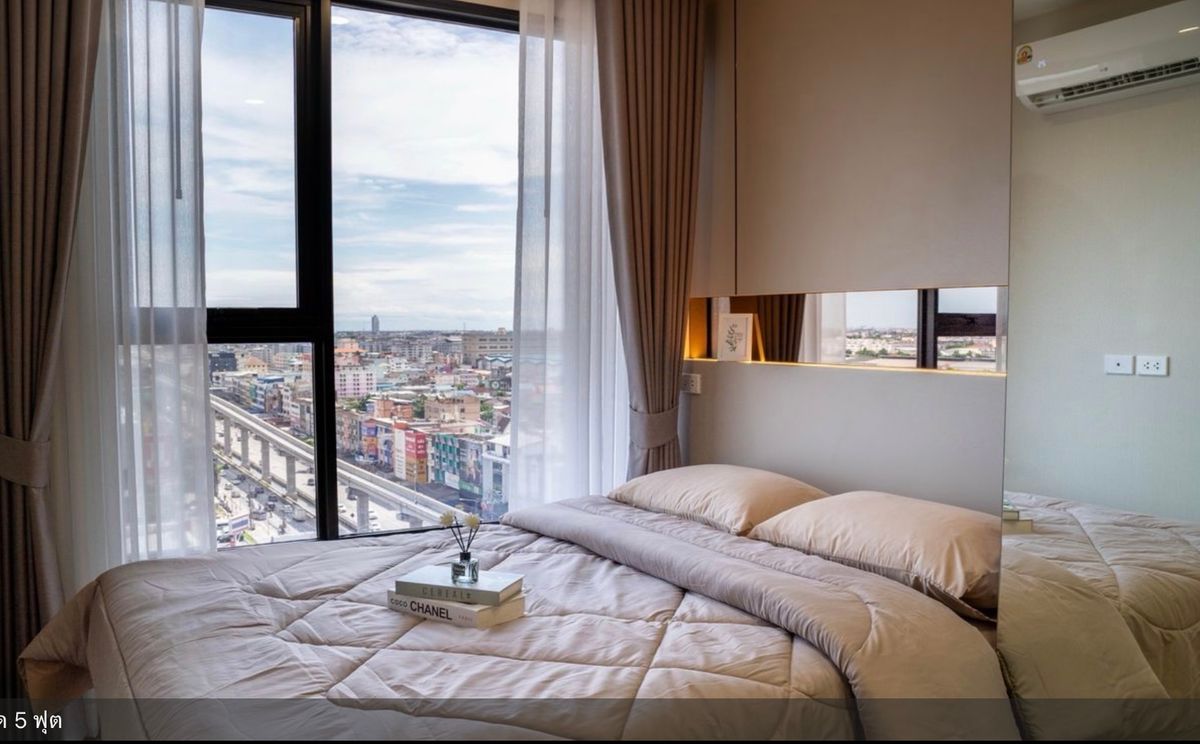 For RentCondoSamut Prakan,Samrong : Rent Arijin Plug and Play Srinakarin, beautiful, ready to be near MRT Sri Dan. Interested in Atline.@841QLNR