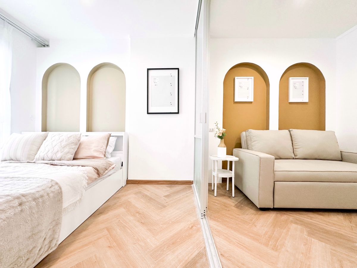 For SaleCondoBangna, Bearing, Lasalle : K-6526 Sell! LPN Condo, Mega Bangna, newly decorated room, ready to be near Bangna