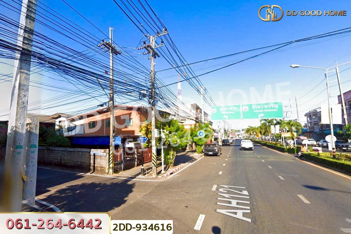 ขายที่ดินยโสธร : 2DD-934616 ที่ดินเลิงนกทา 318.3 ตร.ว. ยโสธร ใกล้สถานีขนส่งผู้โดยสารเทศบาลตำบลสามแยก