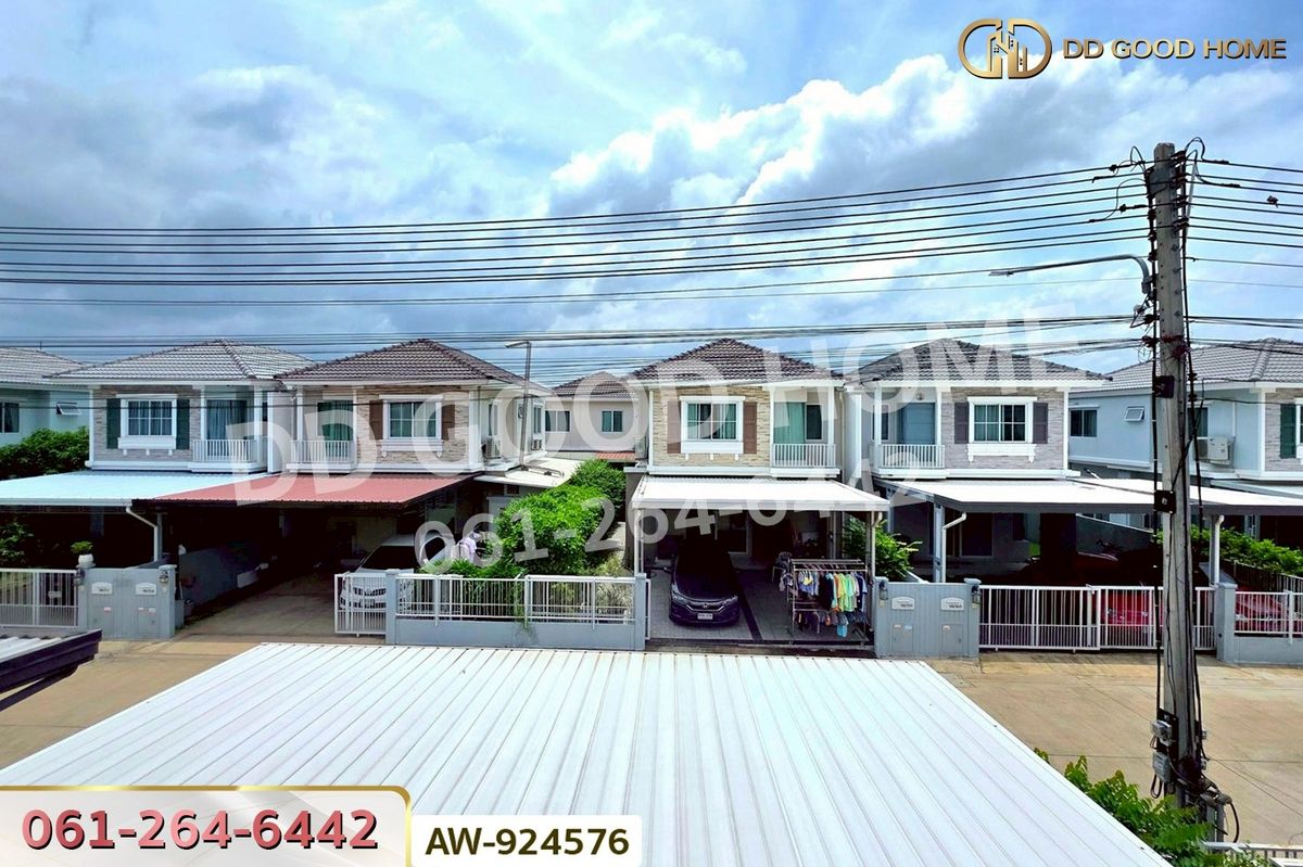 ขายมหาชัย สมุทรสาคร : AW-924576 บ้านแฝด วิลลาจจิโอ 2 (พระราม 2 ซ.100) สมุทรสาคร ใกล้ Central พระราม 2