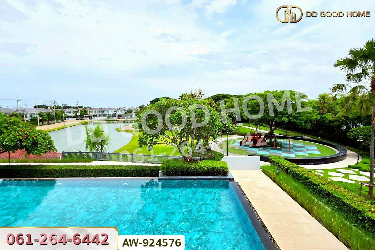 ขายมหาชัย สมุทรสาคร : AW-924576 บ้านแฝด วิลลาจจิโอ 2 (พระราม 2 ซ.100) สมุทรสาคร ใกล้ Central พระราม 2