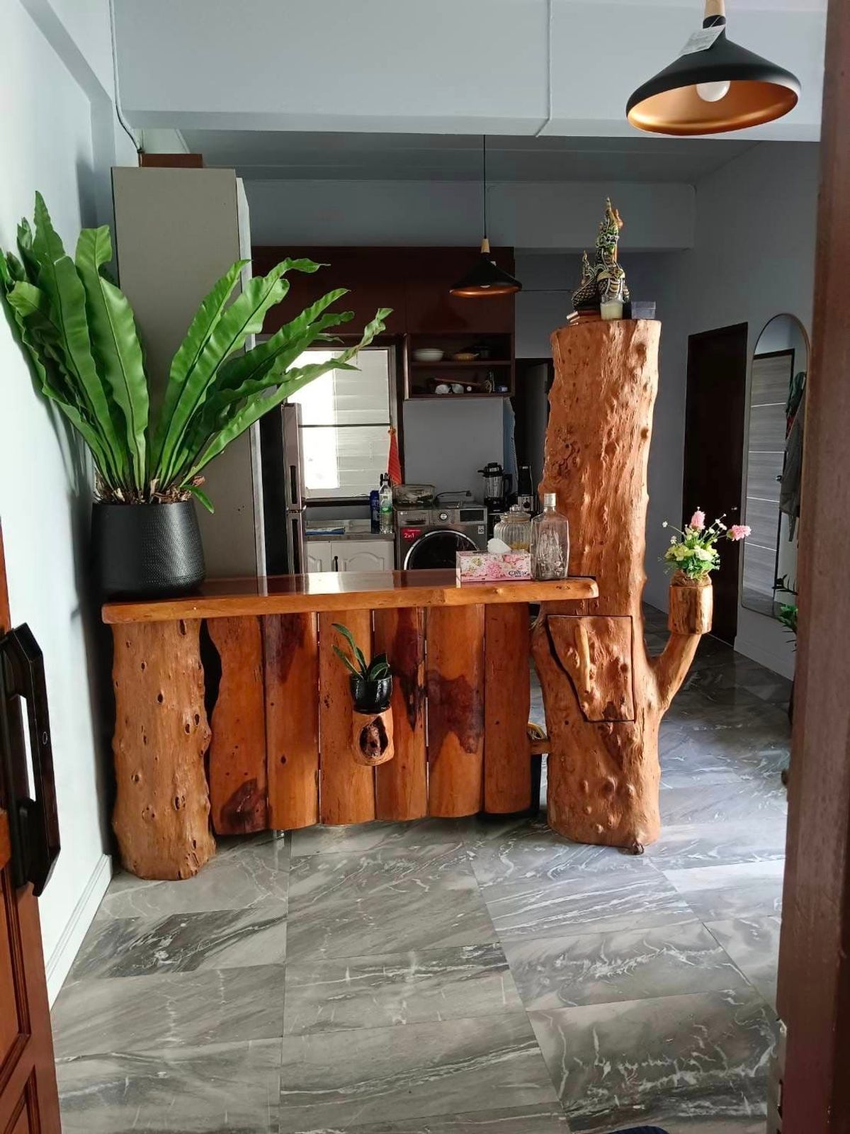 ขายคอนโดบางนา แบริ่ง ลาซาล : 57.58ตรม ตึก9 ชั้น3 2นอน1น้ำ คอนโด บ้านสวนลลนา-สวนหลวง 