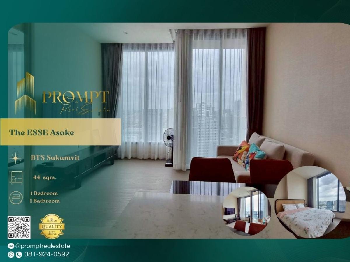 For RentCondoSukhumvit, Asoke, Thonglor : ST13554 - The ESSE Asoke  :  ดิ เอส อโศก - BTS Sukumvit / MRT Sukumvit / SWU