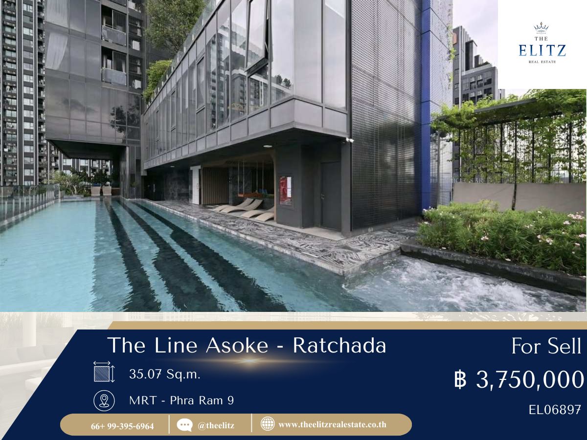 For SaleCondoRama9, Petchburi, RCA : ✨ Best Value in Market | The Line Asoke - Ratchada Exclusive Unit Special price in the building 💯