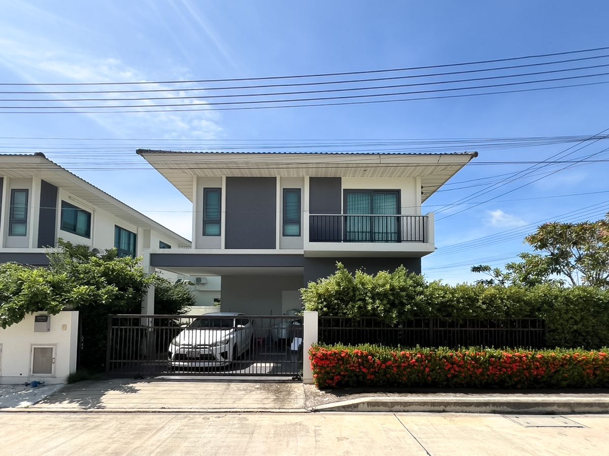 ขายบ้านมหาชัย สมุทรสาคร : ขายด่วน📍บ้านเดี่ยว ศุภาลัยปาล์มสปริงส์พระรามสอง หลังมุม วิวทะเลสาป บ้านใหม่พร้อมอยู่เพียง 5.29 ล้าน