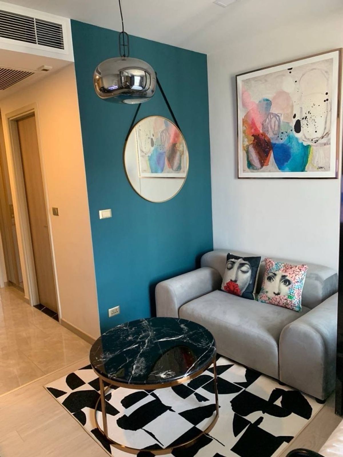 For RentCondoRama9, Petchburi, RCA : ✨ For Rent | One9Five Asoke–Rama 9 Condominium |  Tower A, 33rd Floor studio room| 27 Sq.m. | Rental 22,000 THB/Month