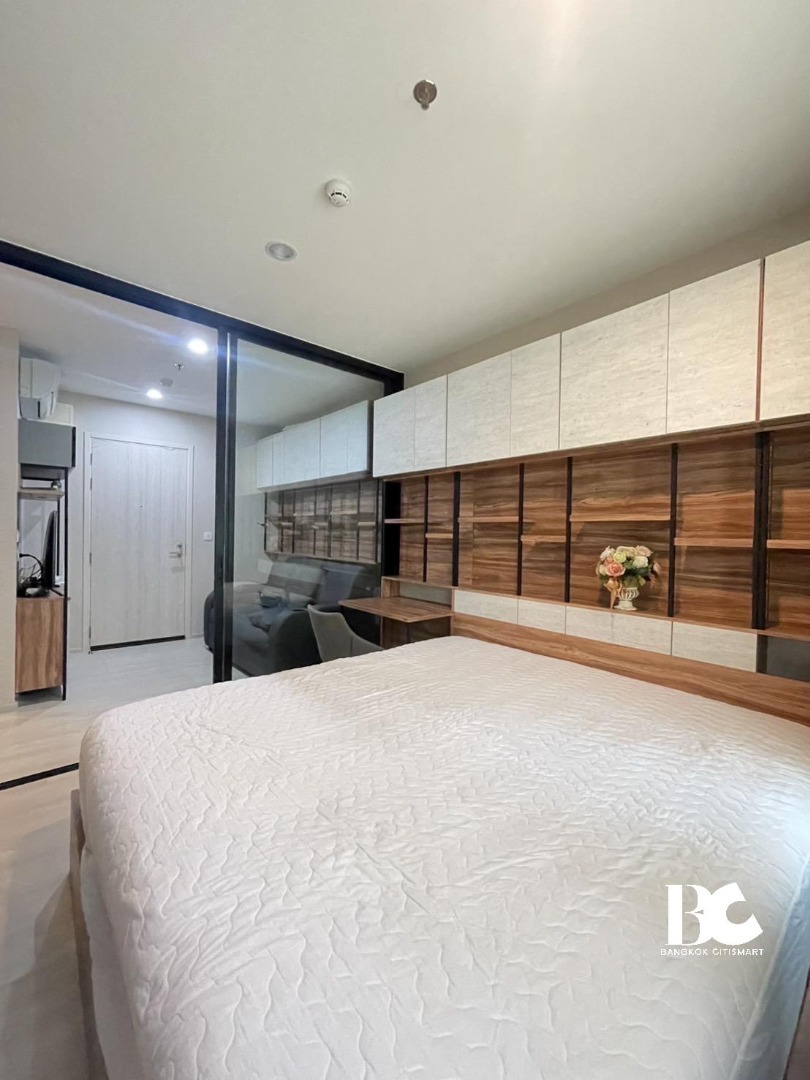 For RentCondoRama9, Petchburi, RCA : 🔥Urgent rental🔥Life Asoke* near MRT Phetchaburi, fully furnished, ready to move in