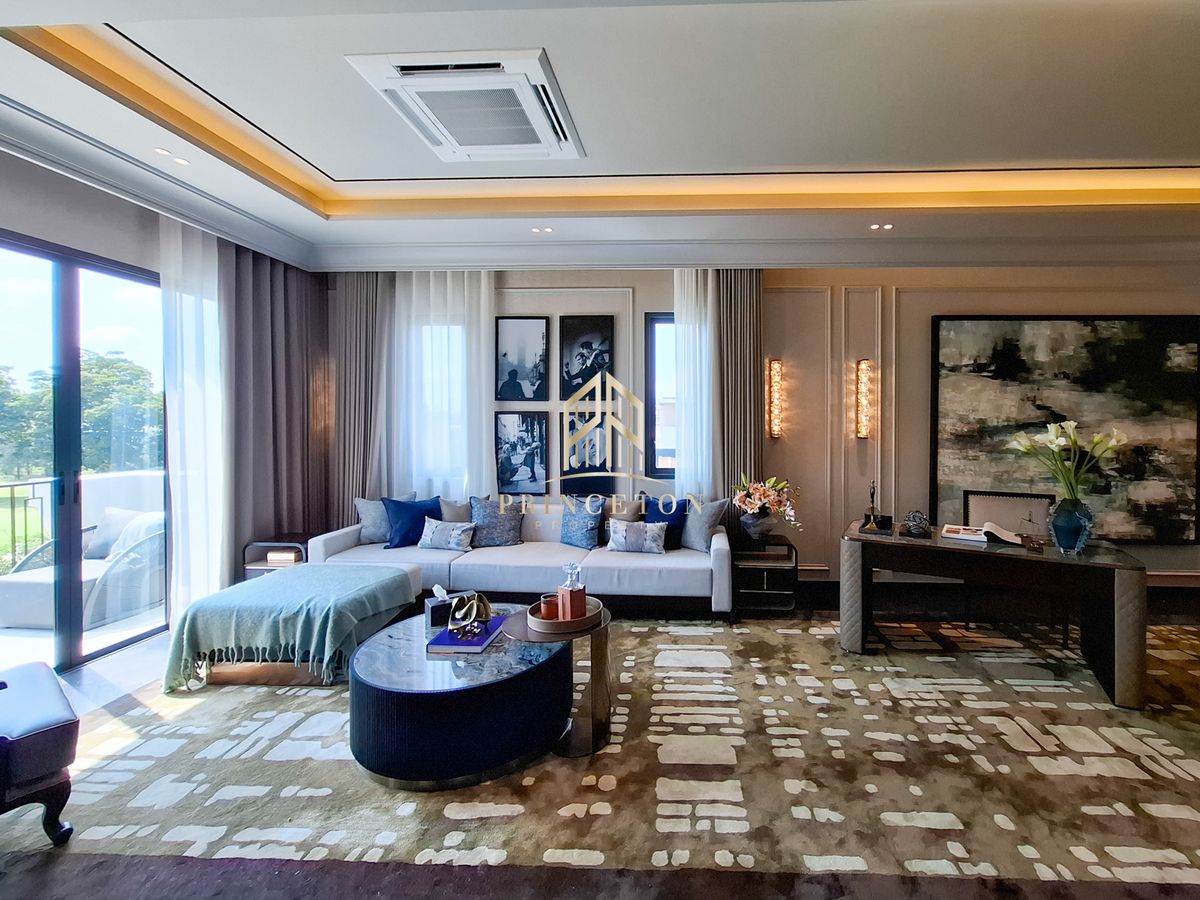 ขายบ้านบางนา แบริ่ง ลาซาล : สัมผัสความหรูหราที่ไม่เหมือนใครกับคฤหาสน์หรู 3 ชั้น CINQ ROYAL The Eighteen Bangna KM.7  📞092-4252445