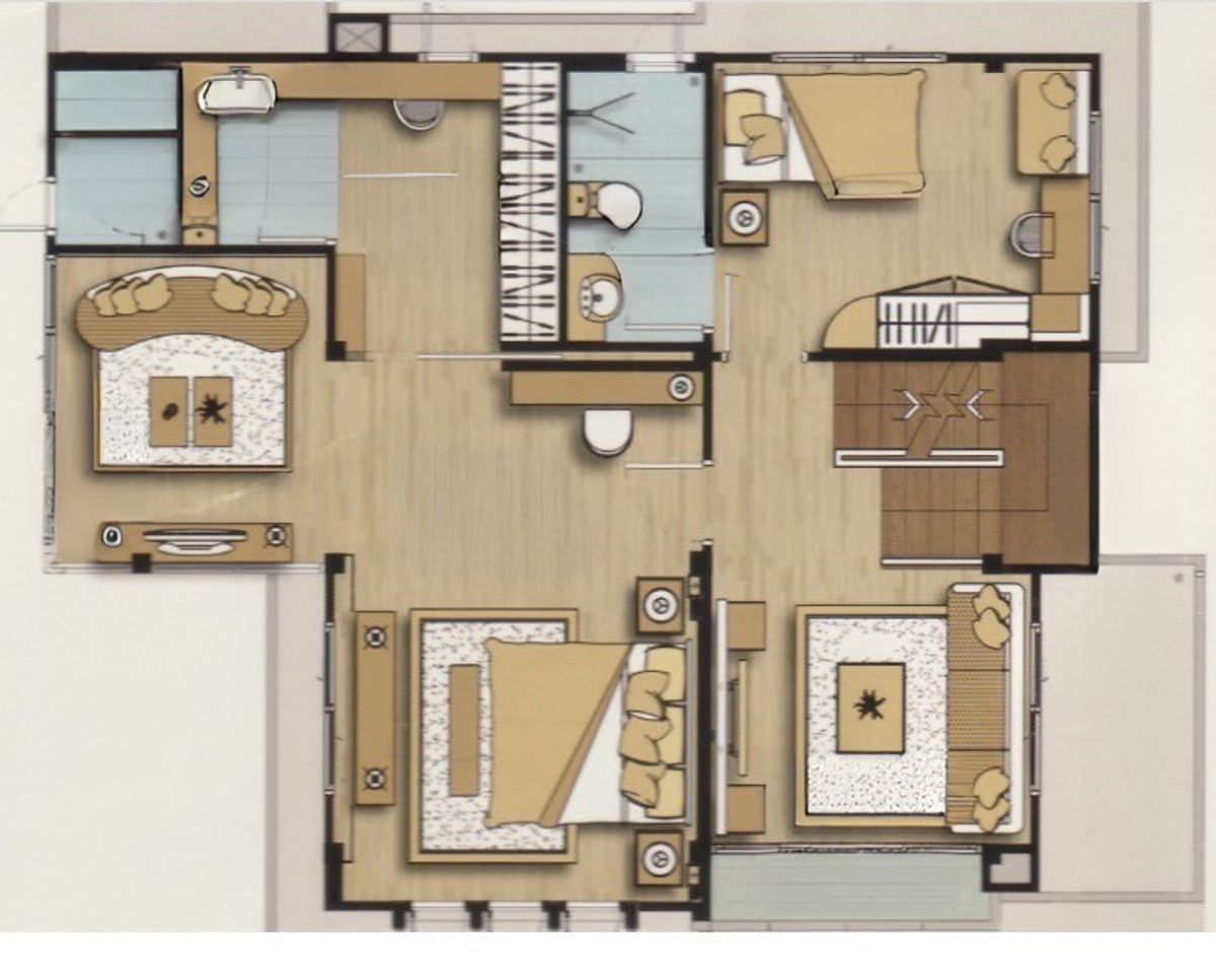 ขายบ้านเกษตรศาสตร์ รัชโยธิน : บ้านเดี่ยว บางกอก บูเลอวาร์ด รามอินทรา กม.2 / 4 ห้องนอน (ขาย), Bangkok Boulevard Ramintra Km.2 / Detached House 4 Bedrooms (FOR SALE) TPM020