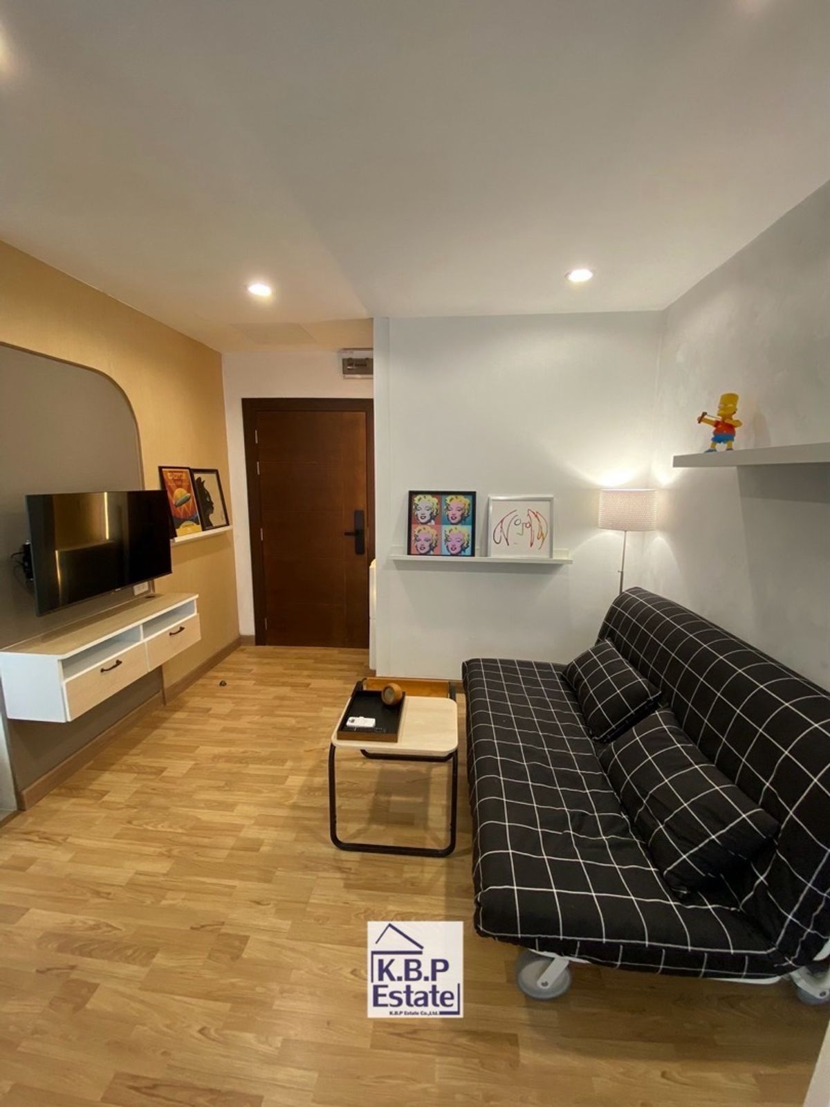 For RentCondoWongwianyai, Charoennakor : Condo for rent, B.A.N.T Condo 750 meters, MRT Issarapap, renting 12,000 baht.Fully  furniture