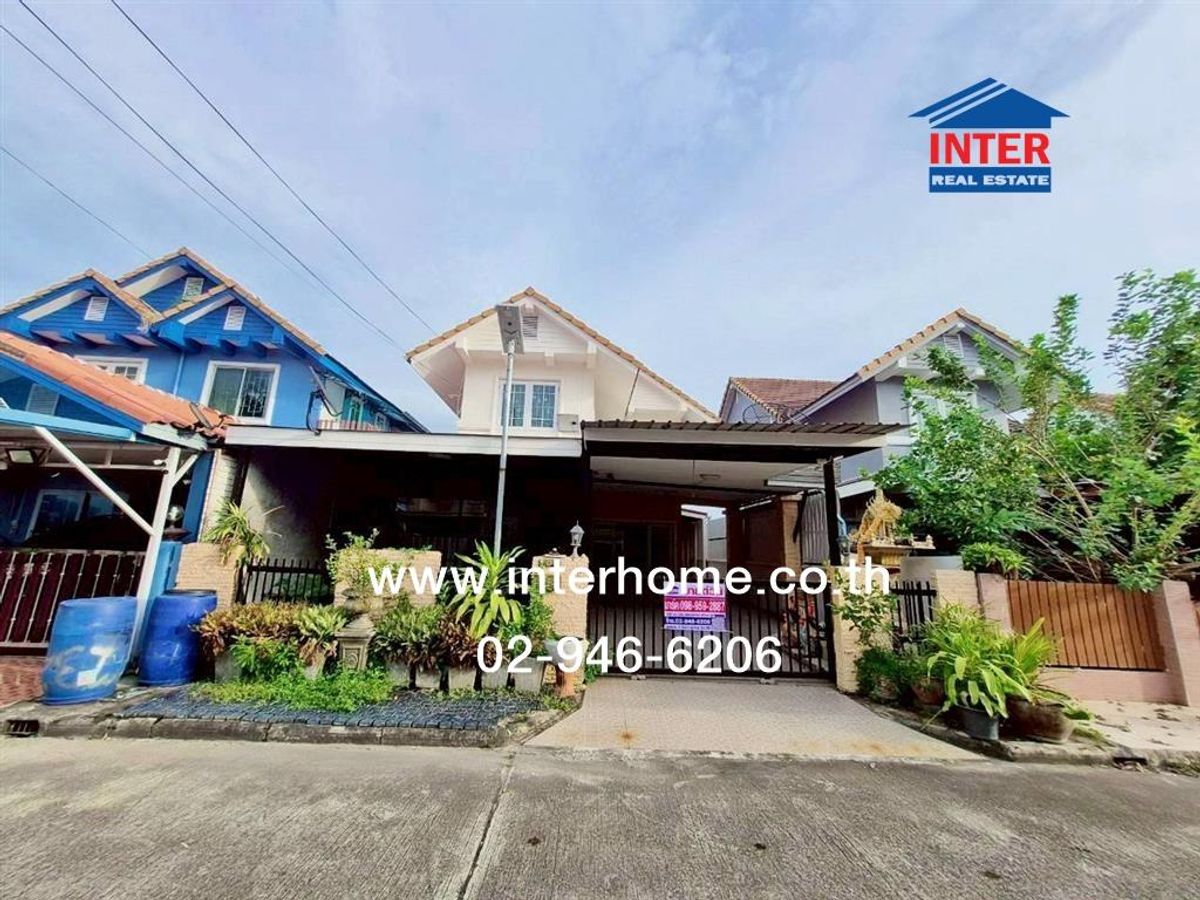 ขายบ้านปทุมธานี รังสิต ธรรมศาสตร์ : บ้านเดี่ยว 2 ชั้น 50 ตร.ว. หมู่บ้านอรดา ลำลูกกา คลอง 8 ซอยลำลูกกา161 ถนนลำลูกกา ถนนนิมิตรใหม่ ถนนเลียบคลอง 8 ลำลูกกา ปทุมธานี