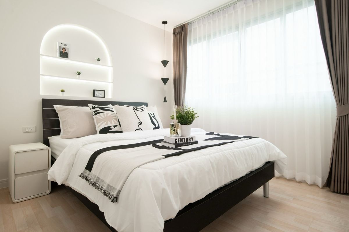 For SaleCondoNawamin, Ramindra : 🧳 D Condo Ram Inthra, beautiful room ready