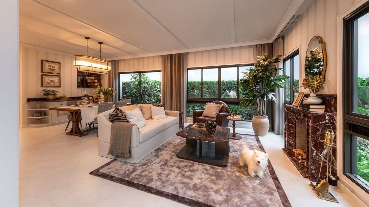 For SaleHouseNawamin, Ramindra : 📌𝐇𝐎𝐓 🔥 🔥 Burasiri Jatuchot, size 246 SQ.M 4 Bed 4 Bath, only 13.9 MB !! Make an appointment to watch the project 086-795-9997 (Jim)