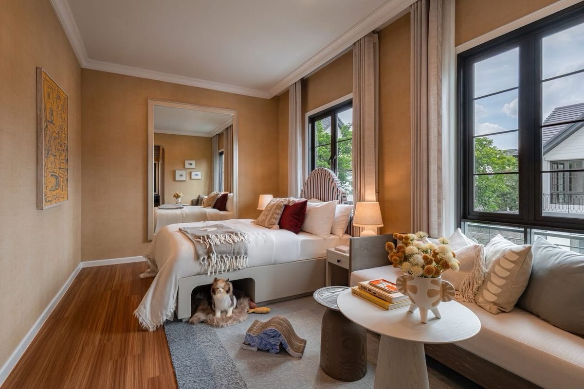 For SaleHouseNawamin, Ramindra : ⭐️⭐️⭐️ Round 𝐕𝐕𝐈𝐏 Burasiri Jatuchoti, a new luxury house from Sansiri, size 246 square meters, 4 bedrooms, 4 special bathrooms, only 13.9 million baht !!!