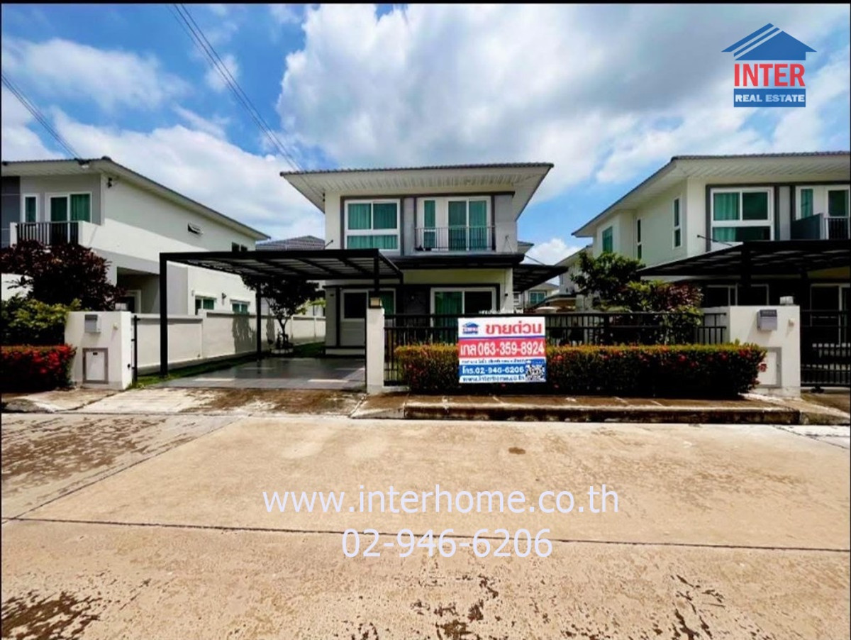 2 storey detached house, 50 sq.w., Palm Ville Thepharak Village (Soi 4), Soi Bang Pla 24, Thepharak Road, Bang Na-Trat Road, Bang Phli, Samut Prakan Loading...