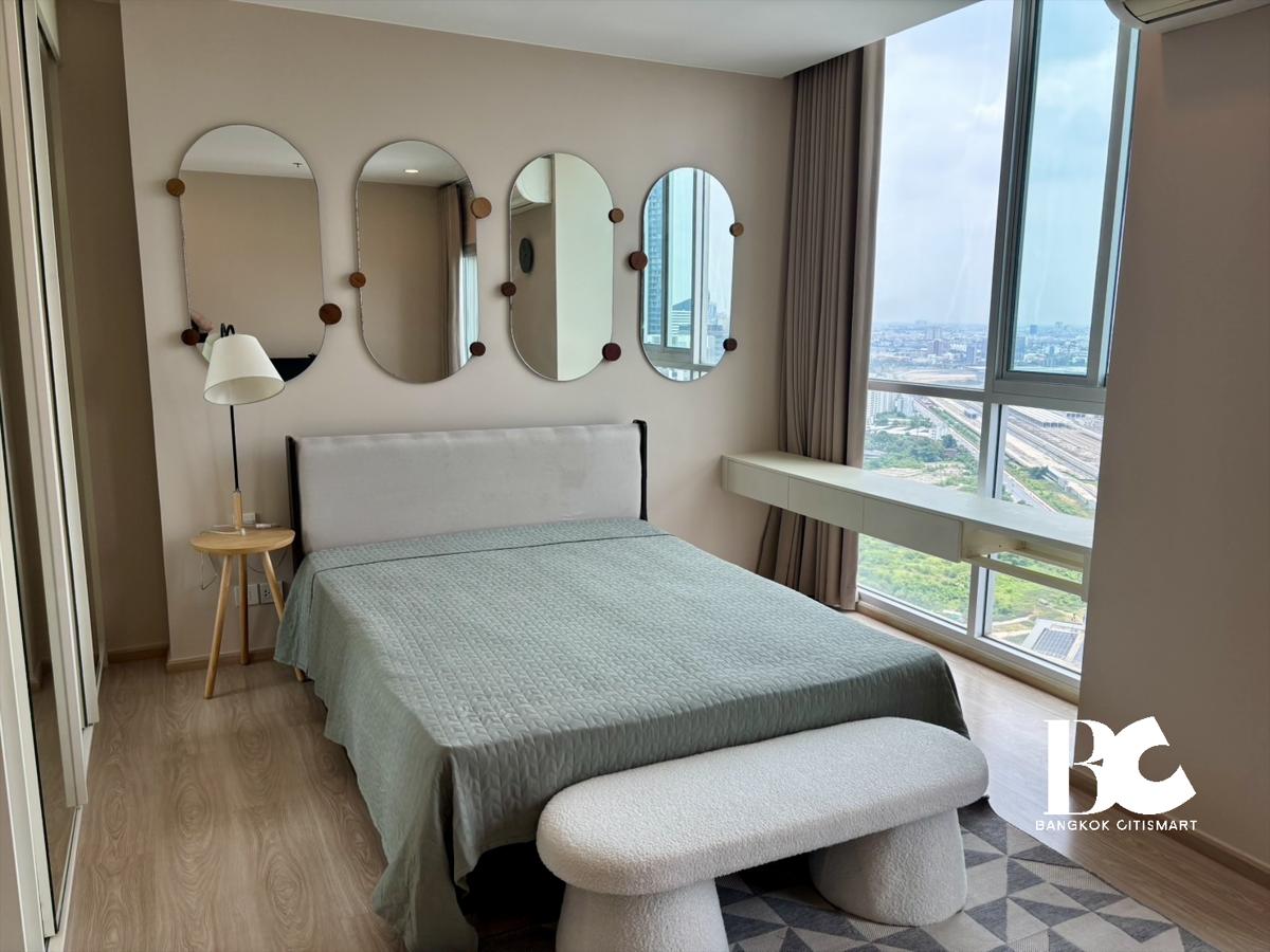 For RentCondoRatchadapisek, Huaikwang, Suttisan : 🔥Urgent rental🔥Noble Revolve Ratchada 2* near MRT Cultural Center, fully furnished, ready to move in