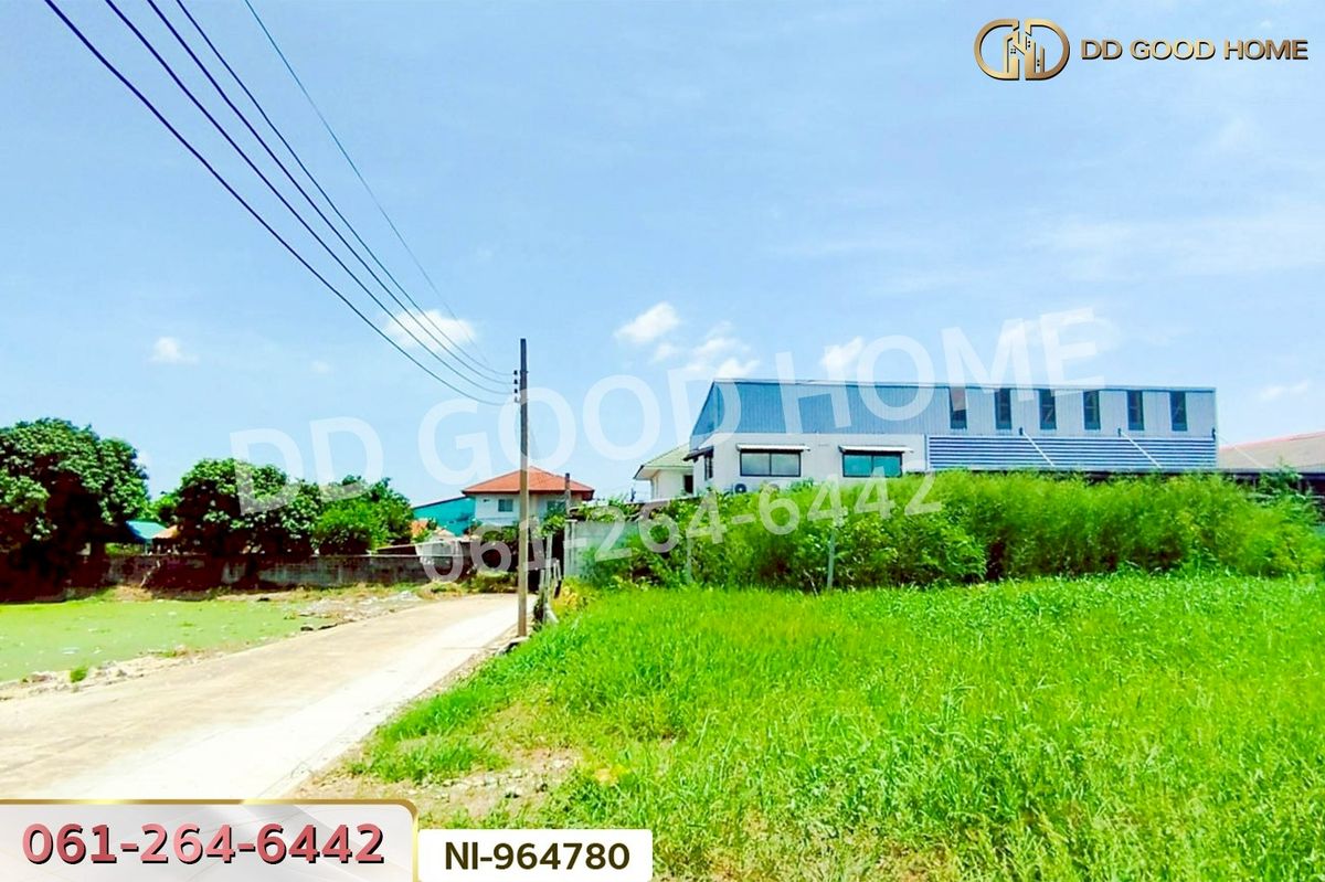 For RentLandNonthaburi, Bang Yai, Bangbuathong : NI-964780 Land in Bang Bua Thong, 160 sq wah, Nonthaburi, near Wat Lat Pla Duk (For Rent)