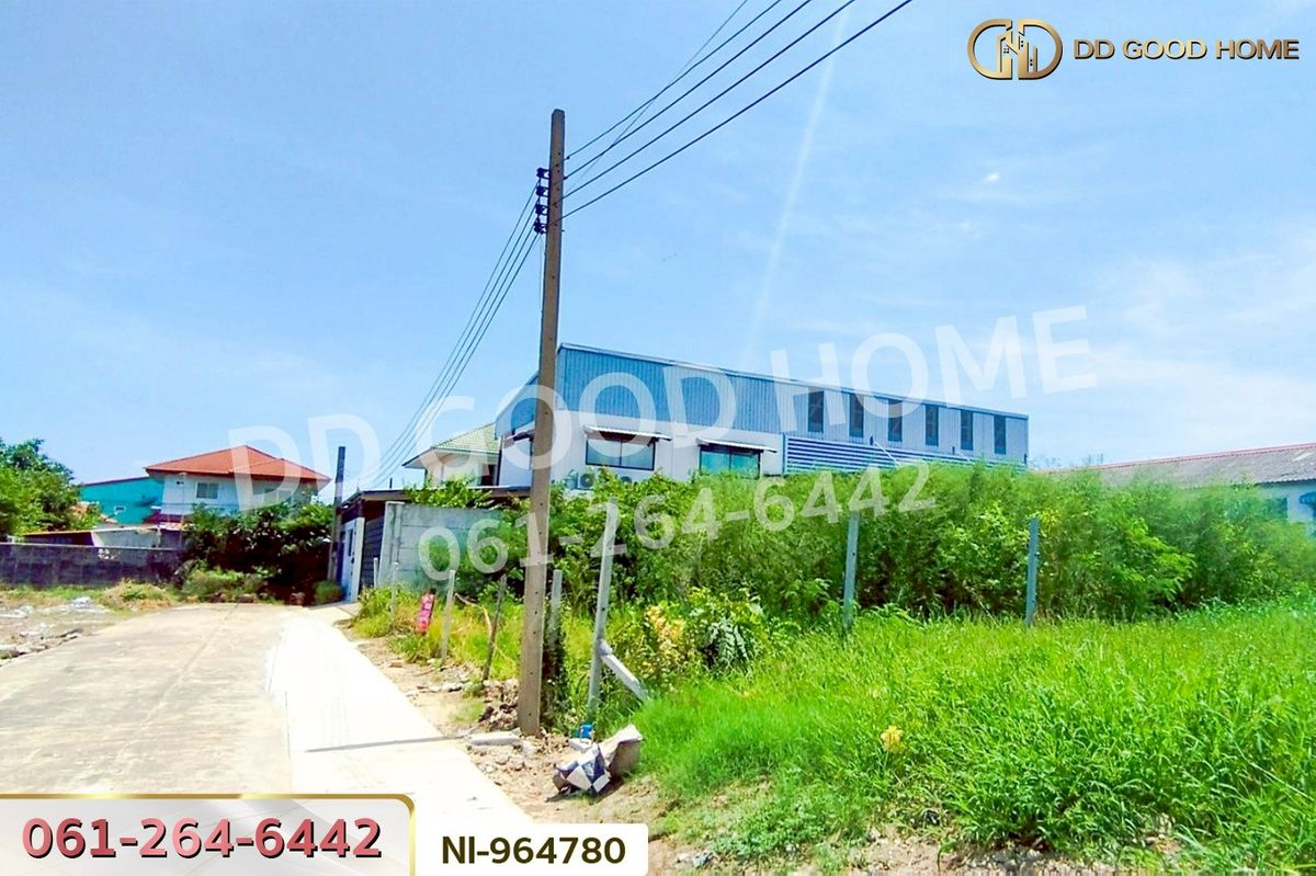 For RentLandNonthaburi, Bang Yai, Bangbuathong : NI-964780 Land in Bang Bua Thong, 160 sq wah, Nonthaburi, near Wat Lat Pla Duk (For Rent)
