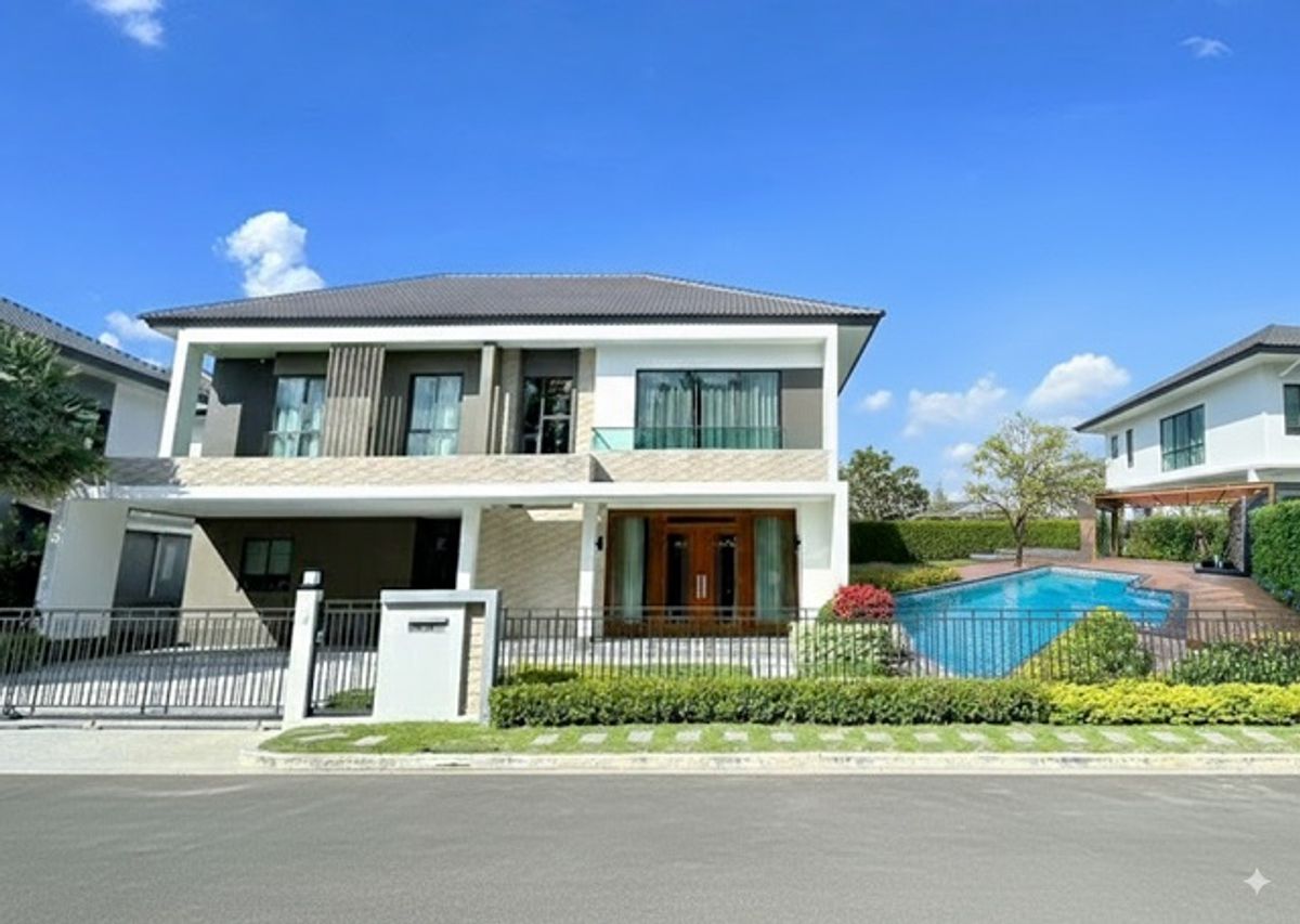 ให้เช่าบ้านอ่อนนุช อุดมสุข : ลดราคา 40% บางนา สวนหลวง สุวรรณภูมิ ให้เช่าคฤหาสน์หรู 2 ชั้น 135ตร.วา. 406 ตร.ม. หรูหรา พร้อมเฟอร์ฯ 4นอน 5น้ำ นิคมอุอัญธานี 900 ม.