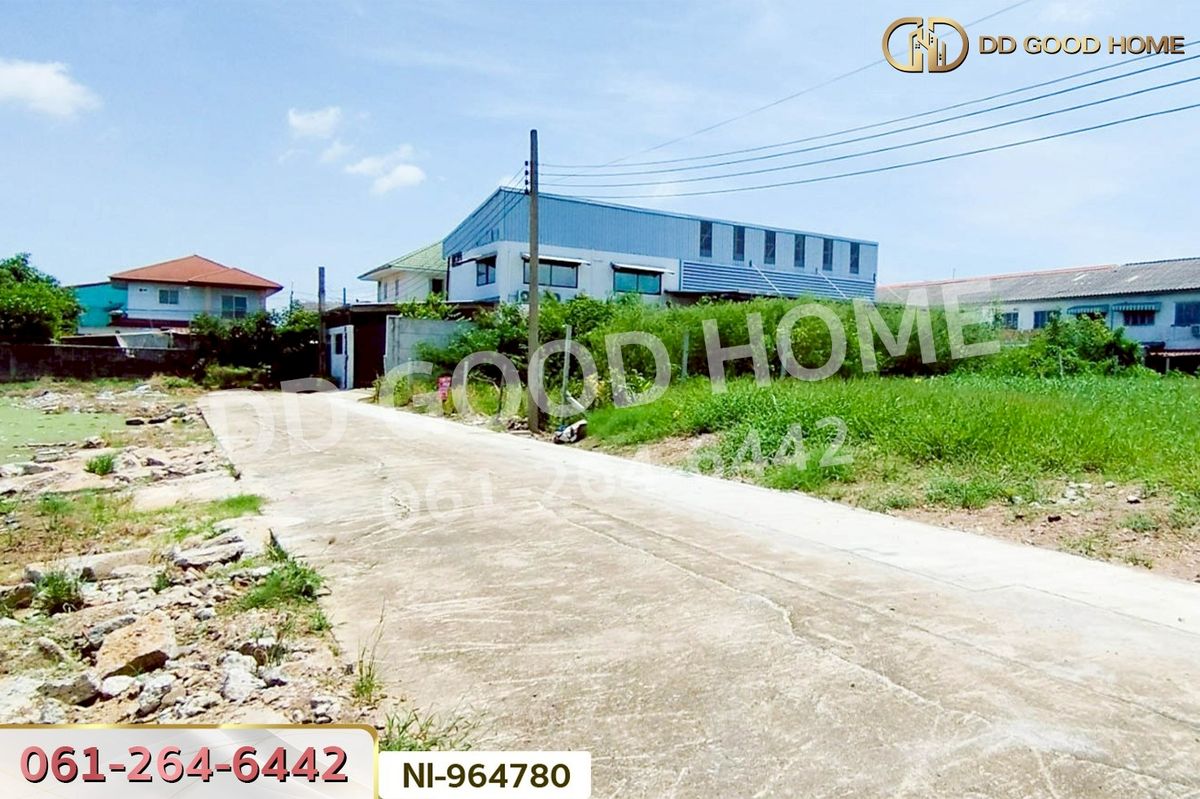 For RentLandNonthaburi, Bang Yai, Bangbuathong : NI-964780 Land in Bang Bua Thong, 160 sq wah, Nonthaburi, near Wat Lat Pla Duk (For Rent)