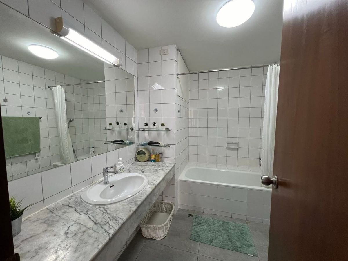 For RentTownhomePattanakan, Srinakarin : 📢👇 Baan Green Town, 5 storey townhouse, pool view, fully furnished, ready to move in