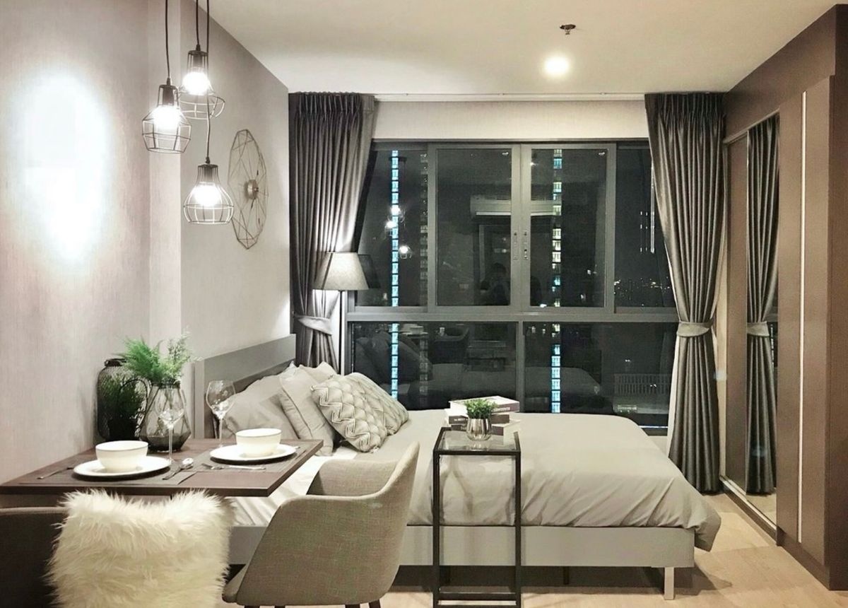 For RentCondoBangna, Bearing, Lasalle : Rent an IDO OTO, beautiful, good location, ready to be near BTS Bangna. Interested in Atline.@841QLNR